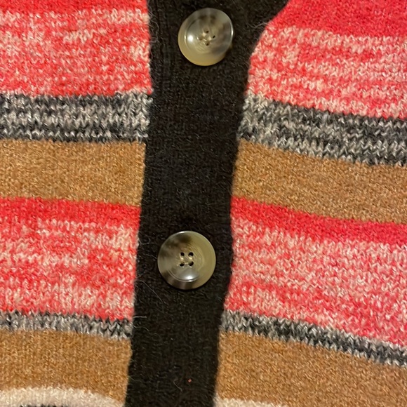 BP black marl striped crop cardi recycled - Picture 5 of 7